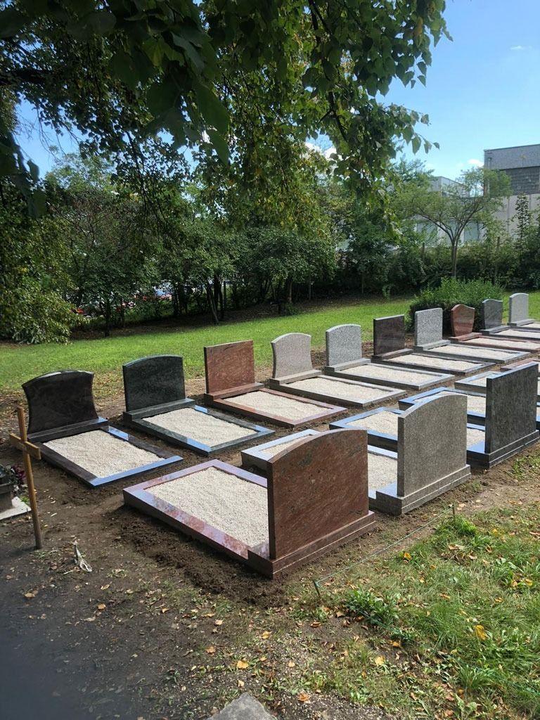 Hotový komplet hrobového miesta_Cintorín Karlova Ves